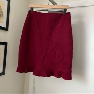 Bloomingdales Vintage 100% Wool Skirt Size 6P